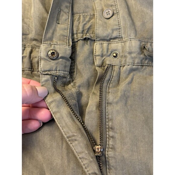 SUNDANCE Wayside Cargo Utility Jumpsuit XL Green Vintage Wash Roll Tab Coveralls - Picture 9 of 15